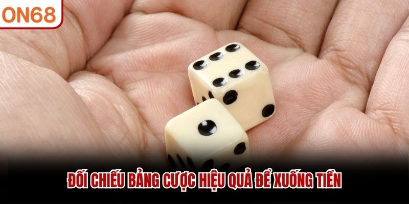 Đối chiếu bảng cược hiệu quả để xuống tiền